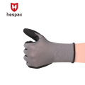 Hespax Comfort Nitril sandy getaucht graue Arbeit Handschuhe